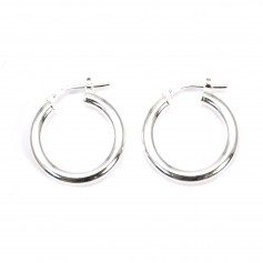 Crioulo 25mm Prata 925 x 2pcs