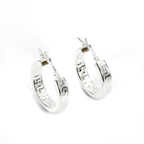 Creola greca 20 mm Argento 925 x 2 pezzi