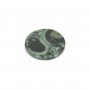 Cabochon Jaspe Kambaba rond plat 20mm x 1pc