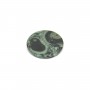 Cabochon Jaspe Kambaba rond plat 14mm x 1pc