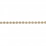 Chaîne ovale doré 1.4x1.9mm x 1M