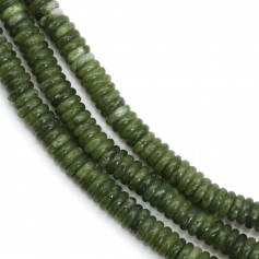 Giada meridionale rotonda Heishi 2x6mm x 39cm