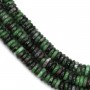 Zoisite rubino rotondo Heishi 2x6mm x 39cm