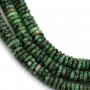 African Turquoise Heishi Round 2x6mm x 39cm