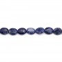 Sodalite oval 8x10mm x 4pcs