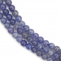 Tanzanite  round 4mm x 40cm