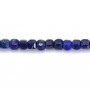 Lapis-Lazuli faceted cube 2mm x 40cm