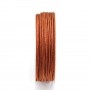 Fil polyester marron cognac 1.5mm x 15m