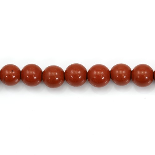Jaspe Rouge Ronde 6mm x 39cm 