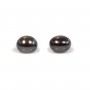 Perle D'eau douce noir 1/2trou 9-9.5mm x 20pcs