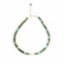 Pulseira de Ouro e Turquesa x 1pc