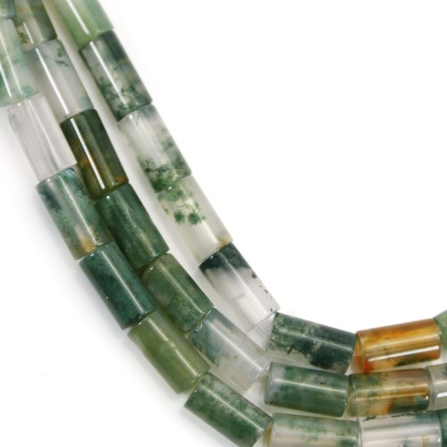 Agate foam tube 4x8mm x 39cm