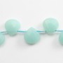 Amazonite Goutte Plate Facette