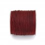 Fil polyester bordeaux 0.8 mm x 5m