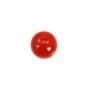 Cabochon Corail rouge Naturel rond 4mm x 1pc