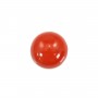 Cabochon Corail rouge Naturel rond 6mm x 1pc