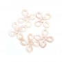 Nacre rose en noeud chinois 15mm x 1pc