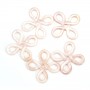Nacre rose en noeud chinois 20mm x 1pc