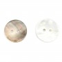 Nacre grise en bouton rond 2x20mm x 1pc