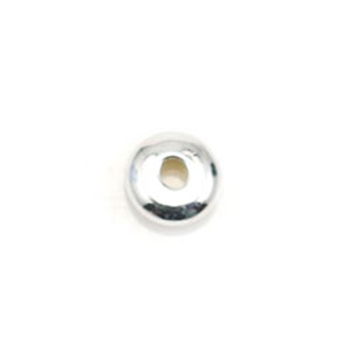 Interkalarperle, 925er Silber, Rund 3.5mm x 10pcs