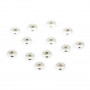 Anneaux Rond Plat  4mm Argent 925 x 5pcs