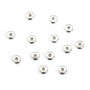 Anneaux Rond Plat  4mm Argent 925 X10 pcs