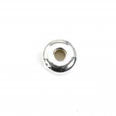 Anneaux Rond Plat  4mm Argent 925 x 5pcs