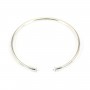 Bracelet jonc flexible 58mm pour perle semi-percée en argent 925 x 1pc