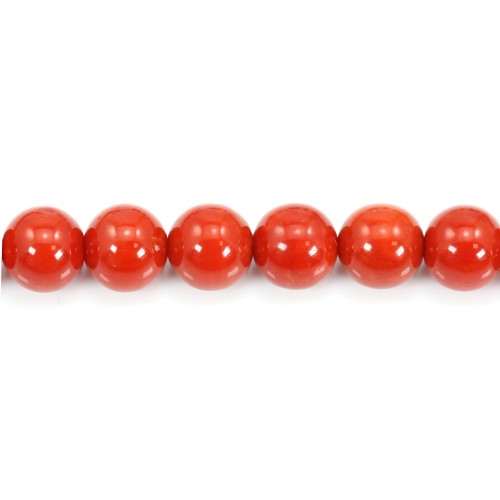 Coral Vermelho Natural Redondo 3mm x 45cm