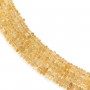 Citrine rondelle Heishi 4-5mm x 41cm