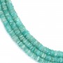Amazonite rondelle Heishi 4-6mm x 41cm