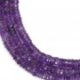 Amethyst heishi facettierte Scheibe 6-7mm x 41cm