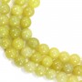 Jade lemon rond 8mm x 10pcs