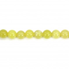 Jade lemon rond 8mm x 40cm