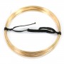 Alambre semiduro relleno de oro 0,51 mm x 9 m