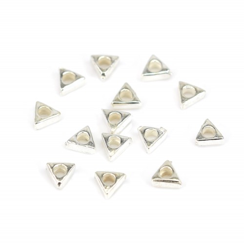 Perle Intercalaire triangle 3mm Argent 925 x 10pcs