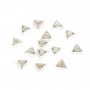 Perle Intercalaire triangle 3mm Argent 925 x 10pcs