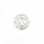 Intercalaire Médaille décoré 12mm Argent 925 x 1pc