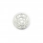 Breloque Médaille décoré 12mm Argent 925 x 1pc