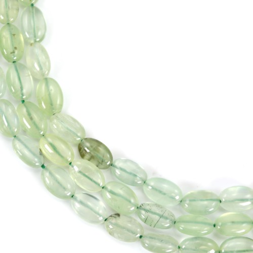 Prehnite ovale 8x12mm x 40cm
