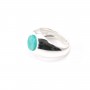 Bague réglable support 8mm Argent 925 - Grande taille x 1pc