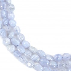 Calcédoine baroque 7-9mm x 39cm