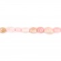 Opale rose baroque 5-6mm x 40cm