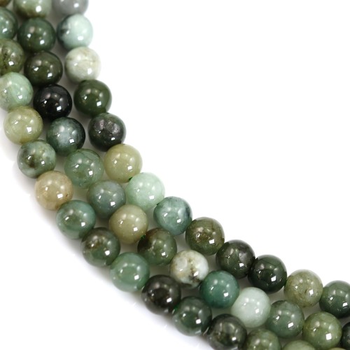 Jade nature rond 6mm 