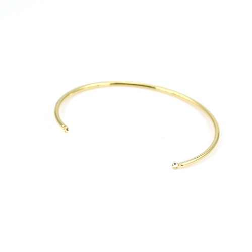 Bracelet jonc avec 2 anneaux soudéplaqué par 