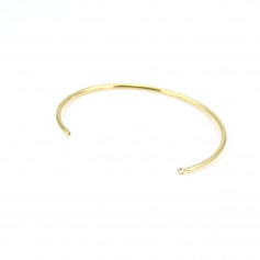 Bracelet jonc avec 2 anneaux soudéplaqué par 