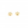 Intercalaire étoile dorée sur laiton 3x6mm x 10pcs