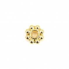 Intercalaire Plaquée par "flash" or sur laiton 5mm x 5pcs