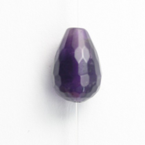 Amethyst Faceted Teardrop 6 *9mm x 4pcs