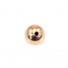 Boule Plaquée par "flash" or sur laiton 1.7x10mm x 2pcs